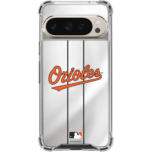 MLB Baltimore Orioles Home Jersey Pixel 9/9 Pro Clear Case